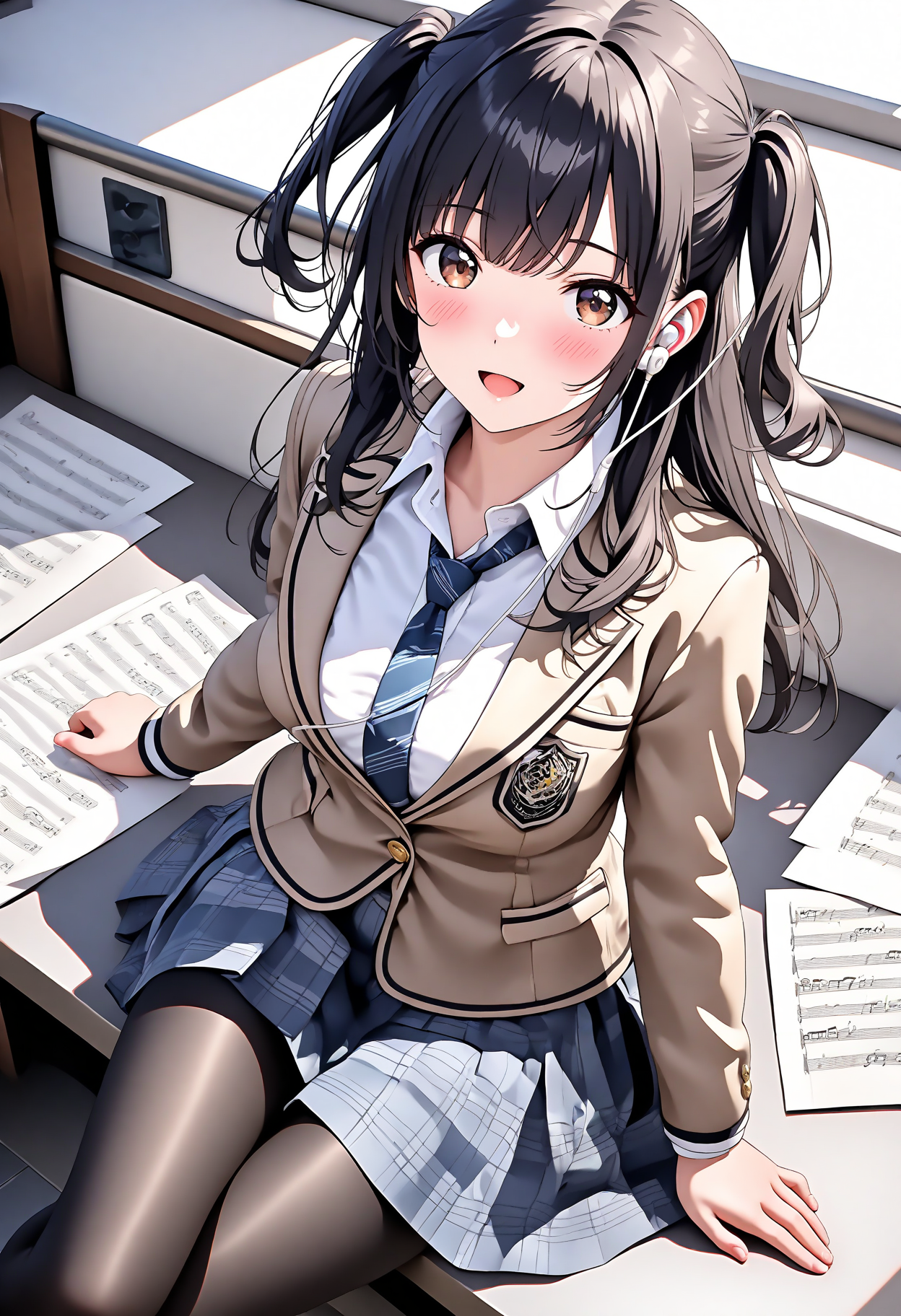 黑丝二次元美少女女神，极致诱惑来袭【洋葱壁纸库】-洋葱分享库